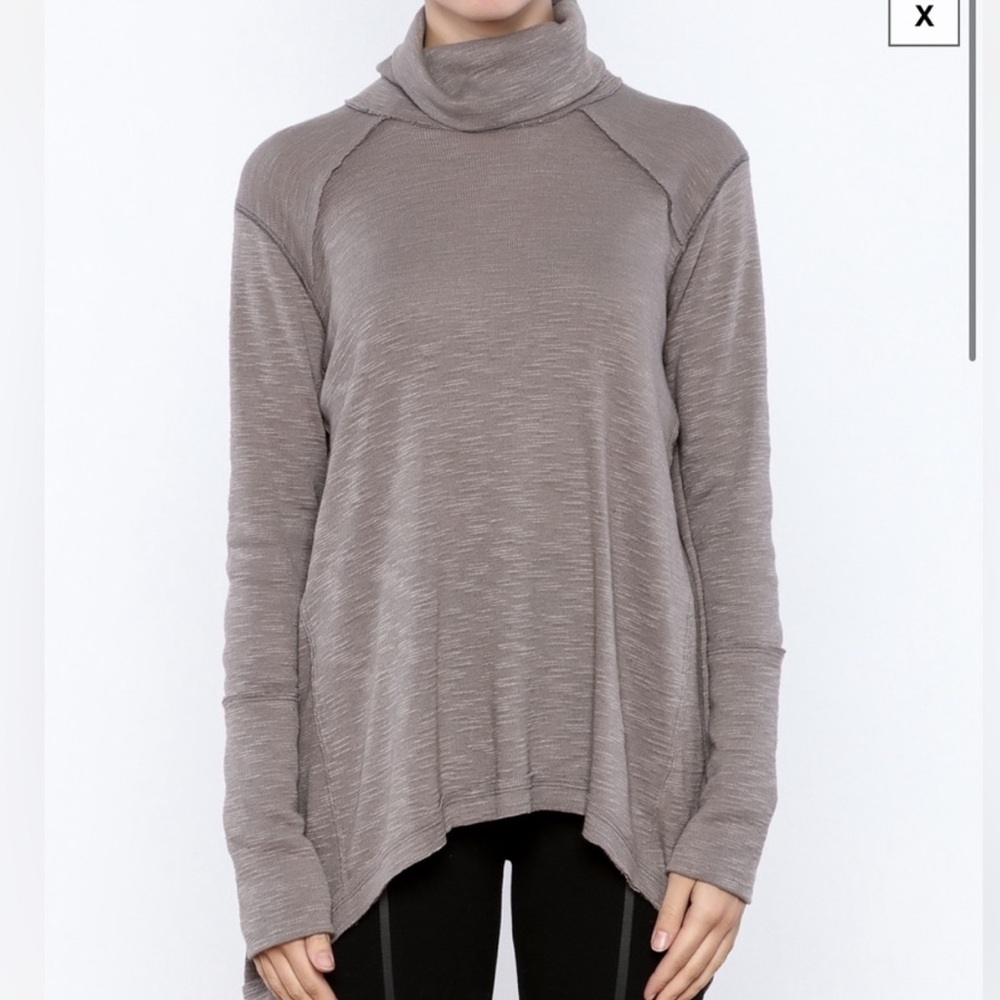 Free People We The Free Split Back Turtleneck